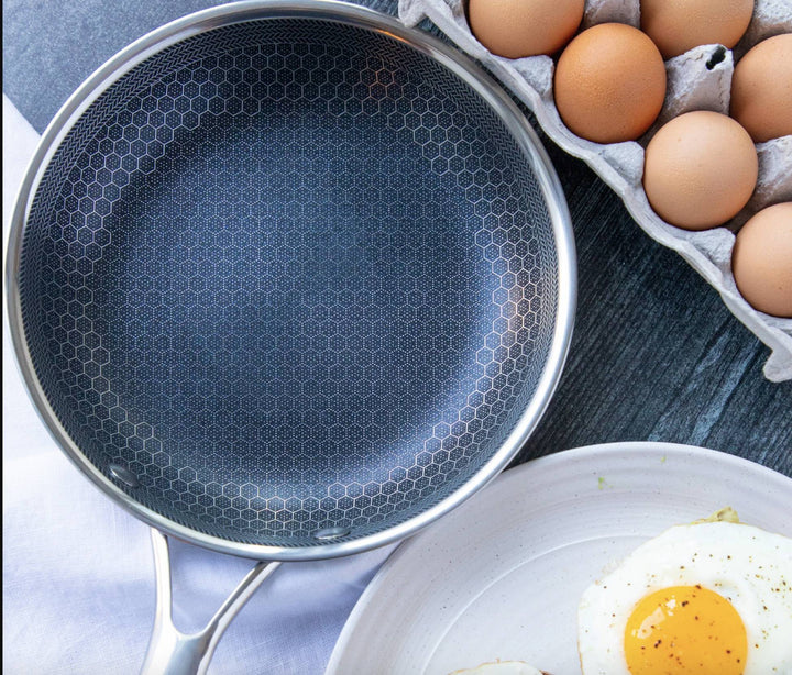 Rustfritt Stål Stekepanne - Non-Stick Pixel Teknik