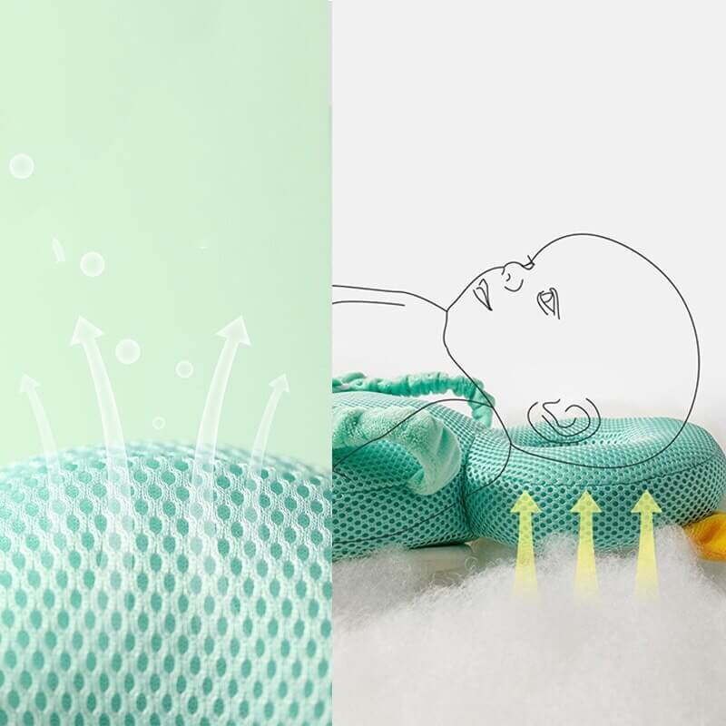Baby Hodebeskytter Ryggsäck – Mjuk kudde för säker lek