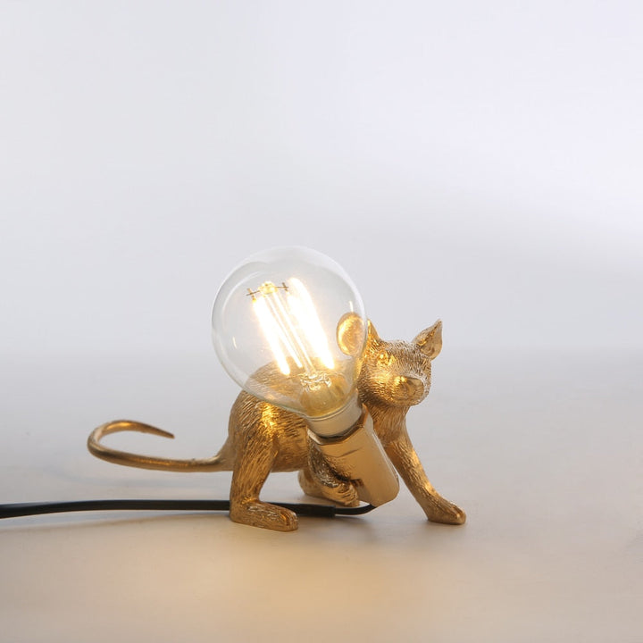 Söt Muselampe – Dekorativ Bordslampa för Hemmet