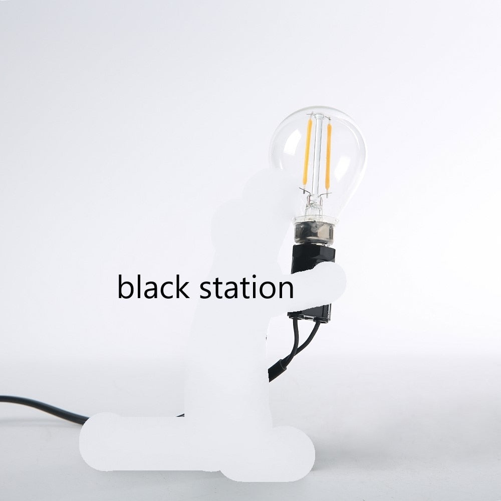 Söt Muselampe – Dekorativ Bordslampa för Hemmet