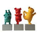 Yoga Bulldog Figur för Hjemmedekorasjon