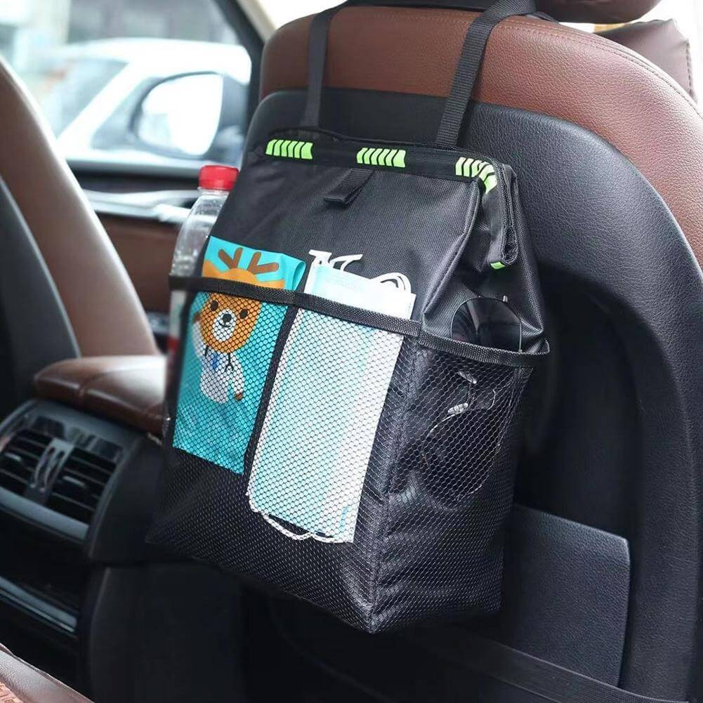 Hopfällbar Bilavfallspose – Håll Bilen Prydligt på Reisen