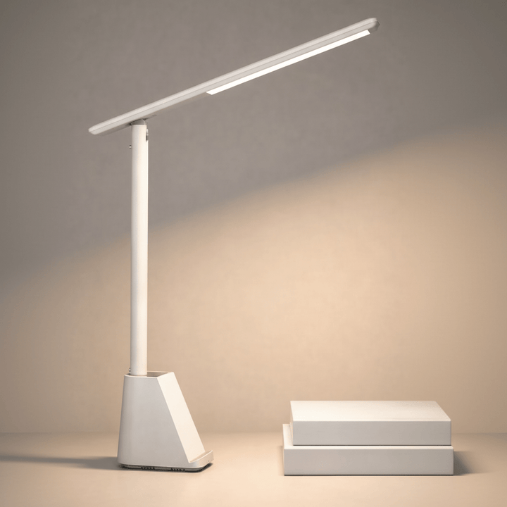 Sammenleggbar LED Bordslampa med Dimming – Idealisk för Hjemmekontoret