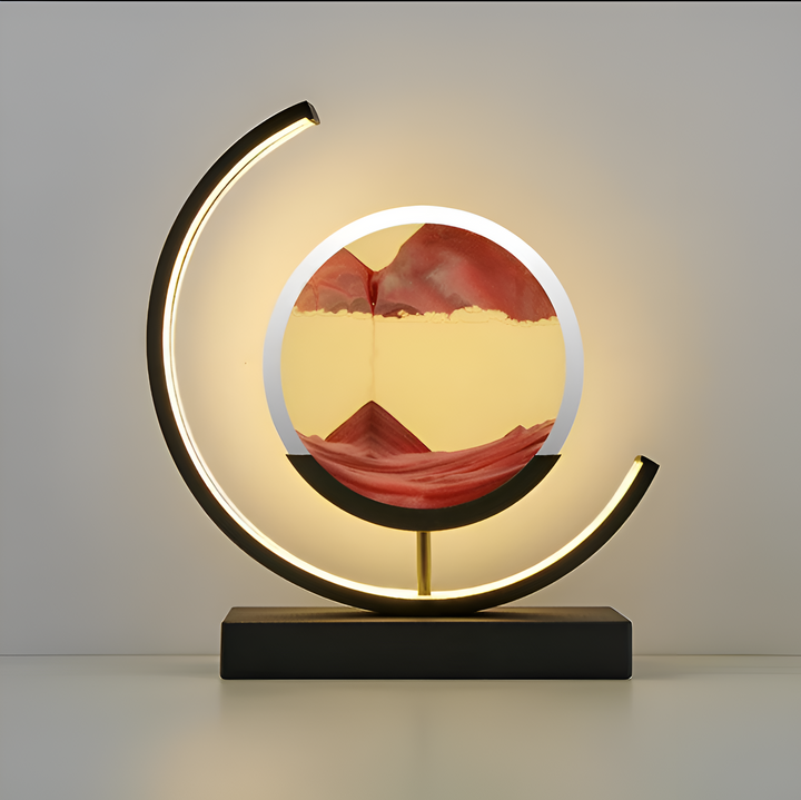 Sandlampe - Dekorativ LED-lampa med Lugnande Sandström