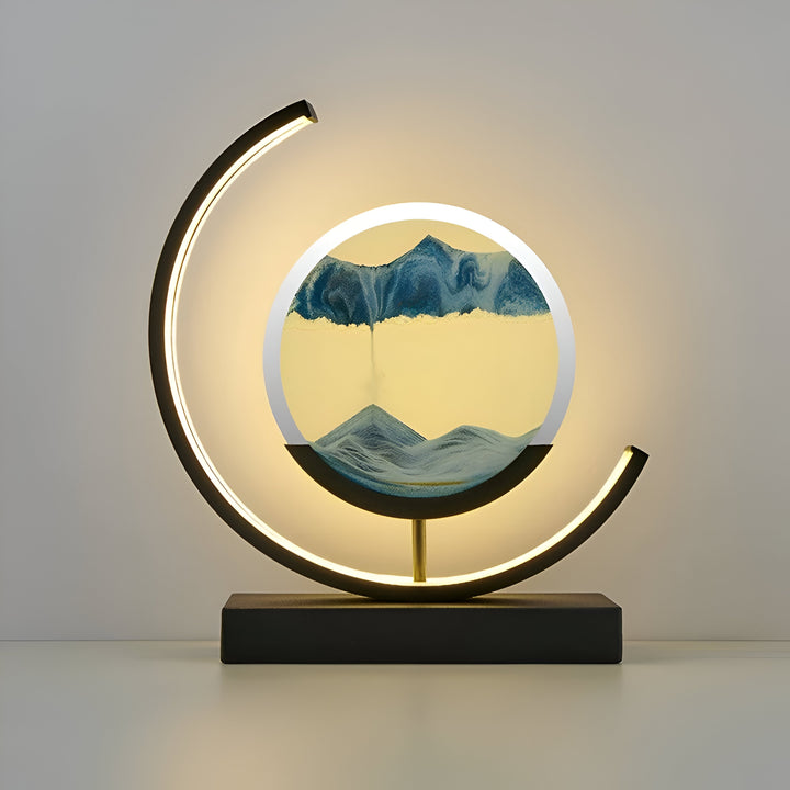 Sandlampe - Dekorativ LED-lampa med Lugnande Sandström