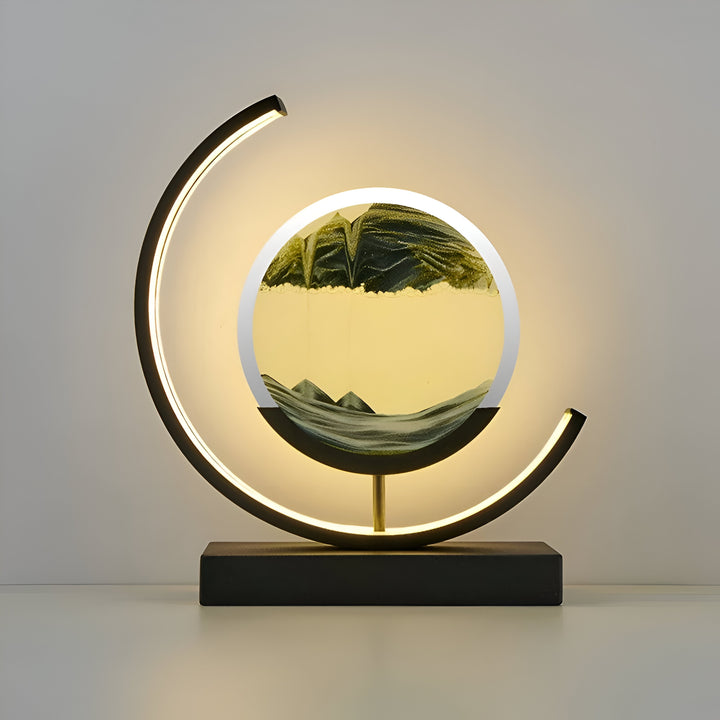 Sandlampe - Dekorativ LED-lampa med Lugnande Sandström