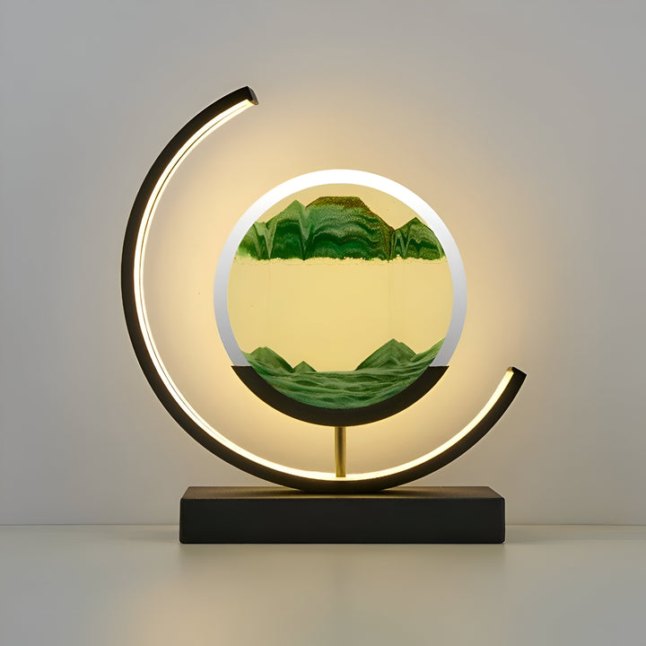 Sandlampe - Dekorativ LED-lampa med Lugnande Sandström
