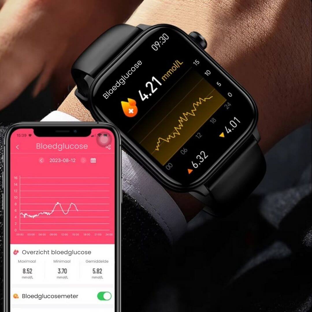 Senior Smartklokke med GPS och Helseovervåking