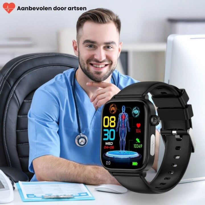 Senior Smartklokke med GPS och Helseovervåking