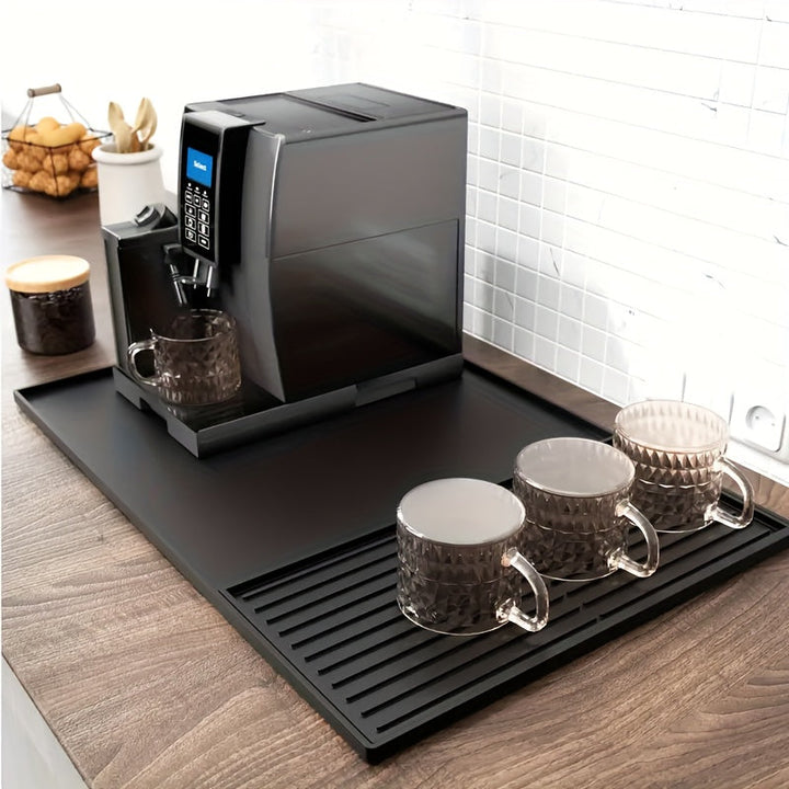 Universell Silikon Kaffematte 2-i-1 med Hevede Kanter