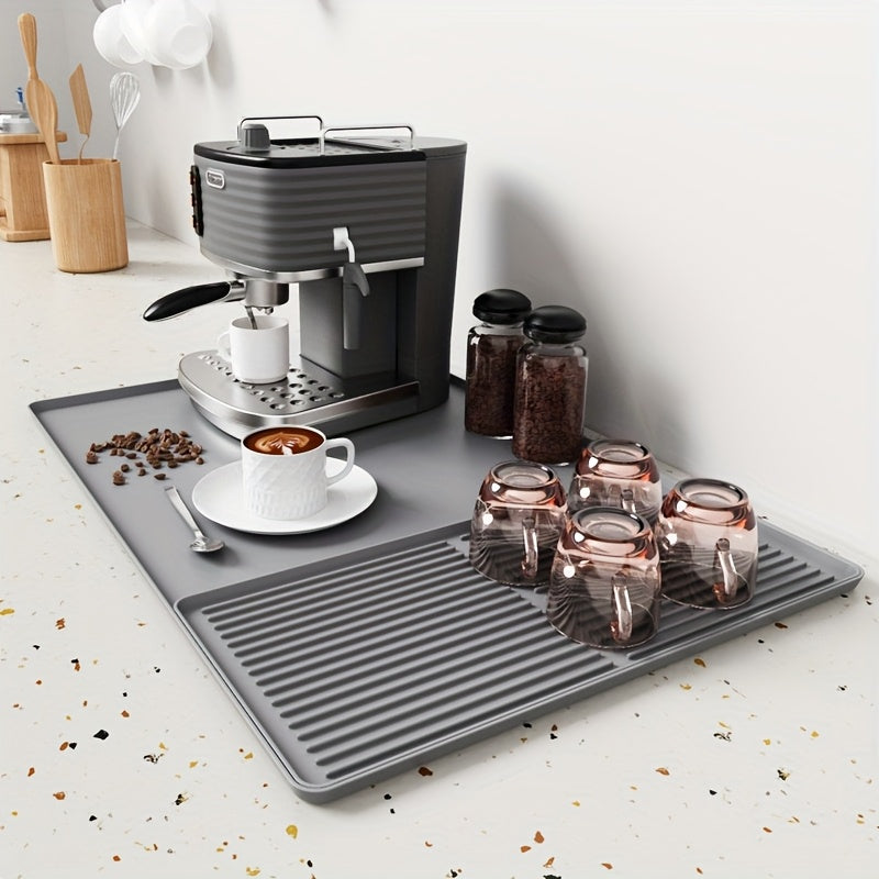 Universell Silikon Kaffematte 2-i-1 med Hevede Kanter