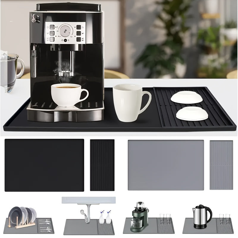 Universell Silikon Kaffematte 2-i-1 med Hevede Kanter