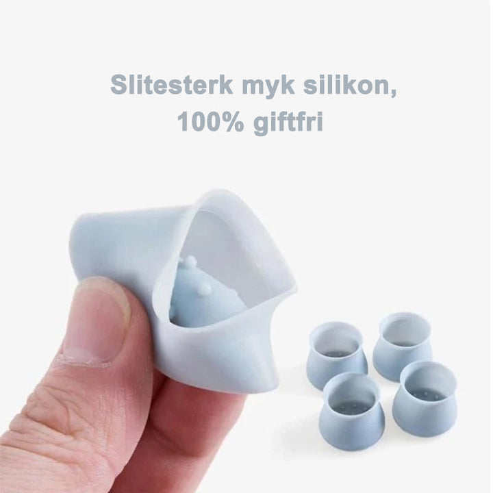 Silikon Möbelbeskytter - Anti-skli | Slitstark | Stöydempende