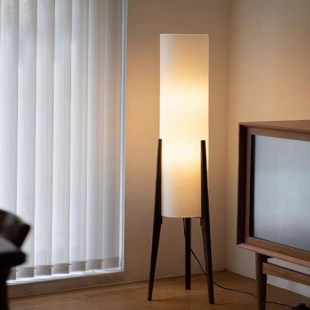 Skandinavisk Gulvlampe med Dimbart LED-ljus