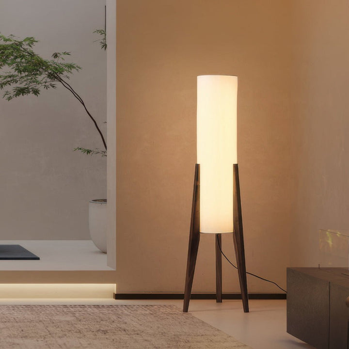 Skandinavisk Gulvlampe med Dimbart LED-ljus