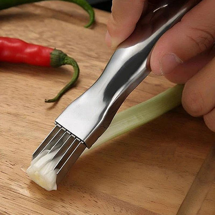 Rustfritt stål lökkniv | Skarp och Hållbar Grönnsakskutter