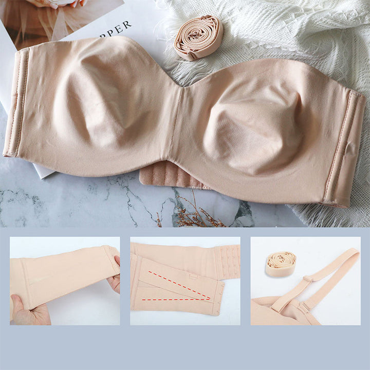 Halksäker Konverterbar Bandeau BH - 5-i-1 Stil
