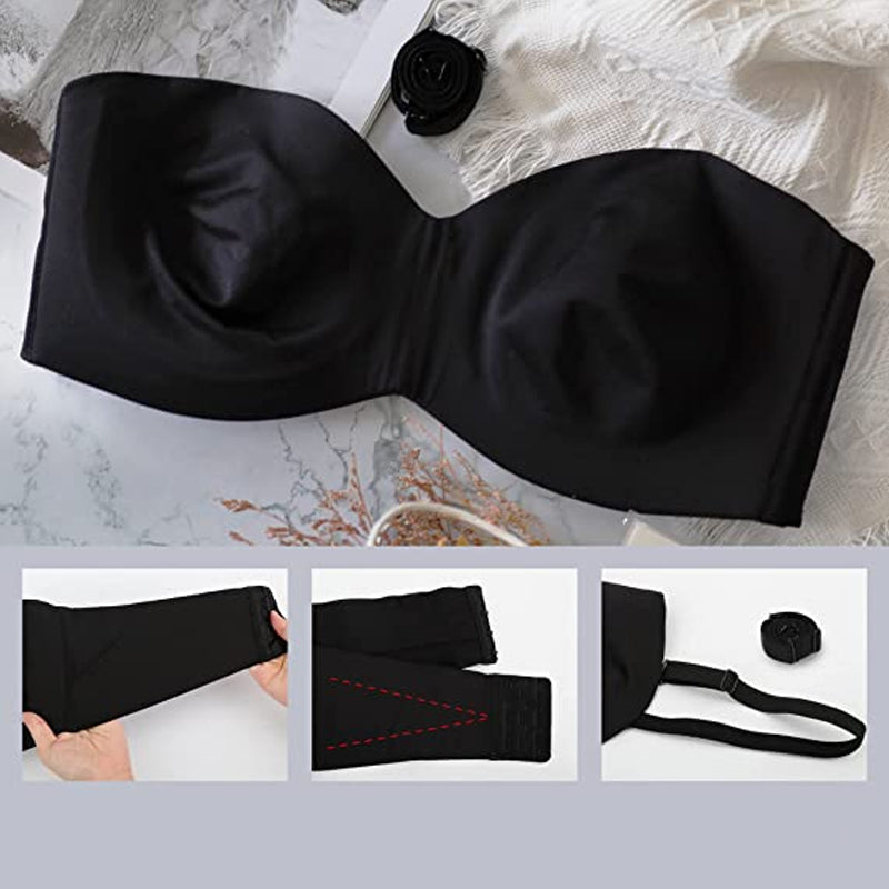 Halksäker Konverterbar Bandeau BH - 5-i-1 Stil