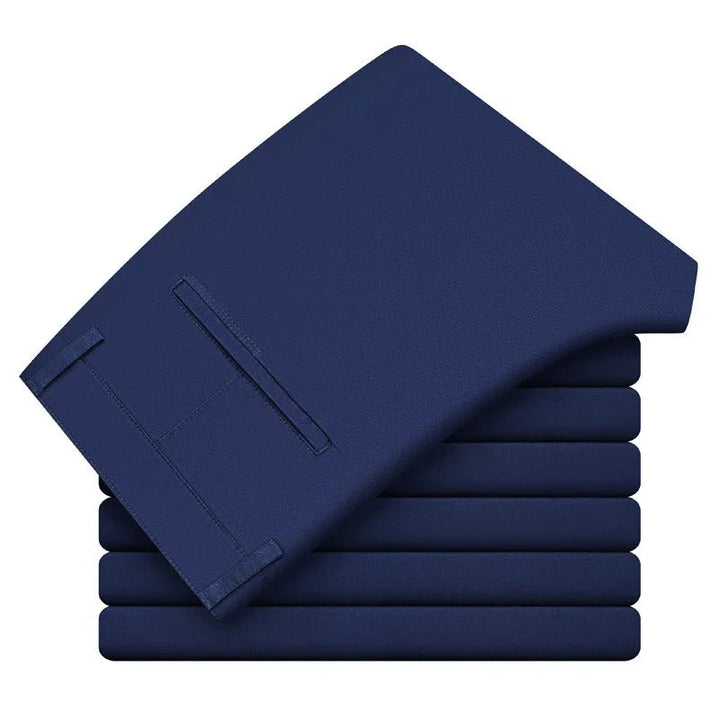 Slim Fit Byxor för Män med Elastisk Midja