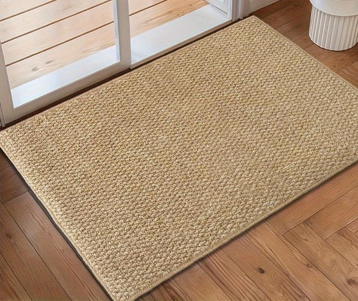Dörmatte Hem | Slitstark Jute-Look Matte för Inomhus &amp; Utomhus Användning