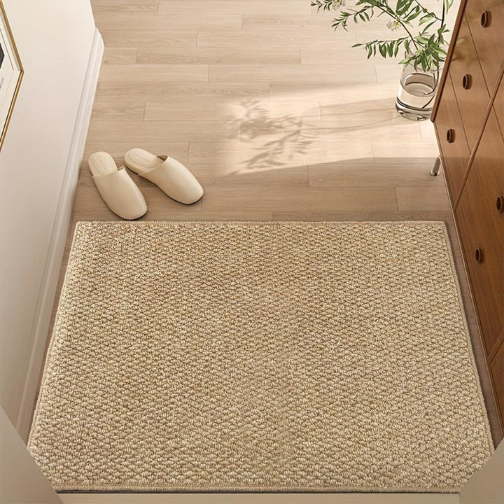 Dörmatte Hem | Slitstark Jute-Look Matte för Inomhus &amp; Utomhus Användning
