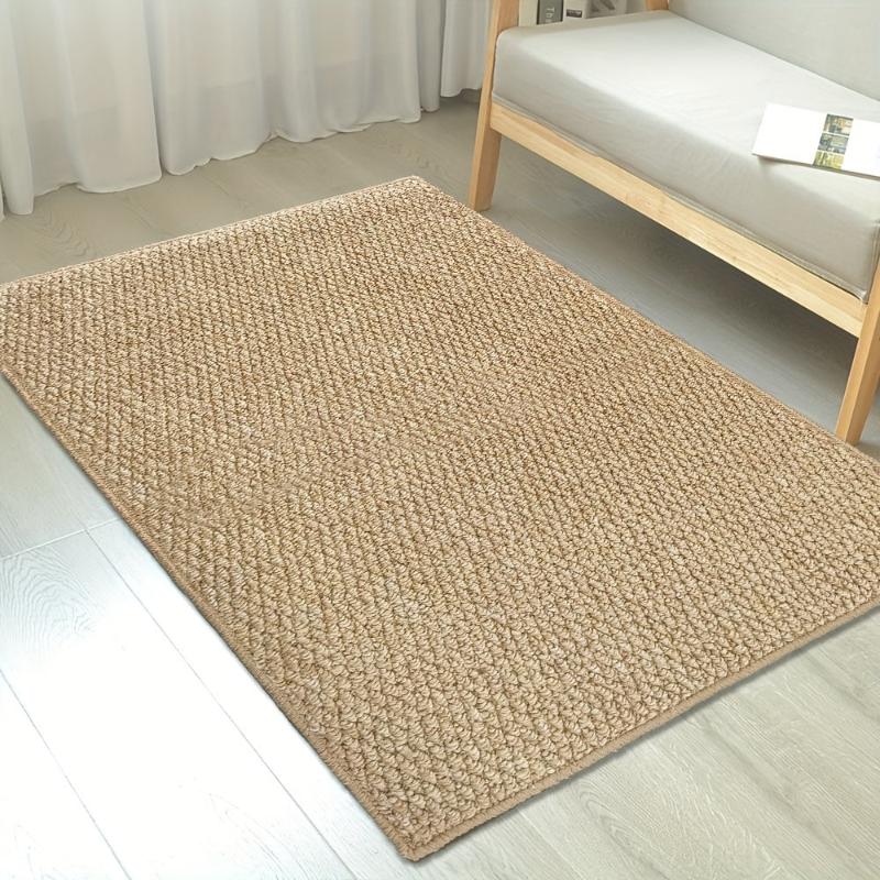 Dörmatte Hem | Slitstark Jute-Look Matte för Inomhus &amp; Utomhus Användning