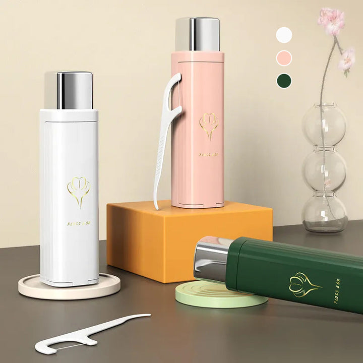 Bärbar Tanntråddispenser | Enkel, Hygienevennlig Förvaring