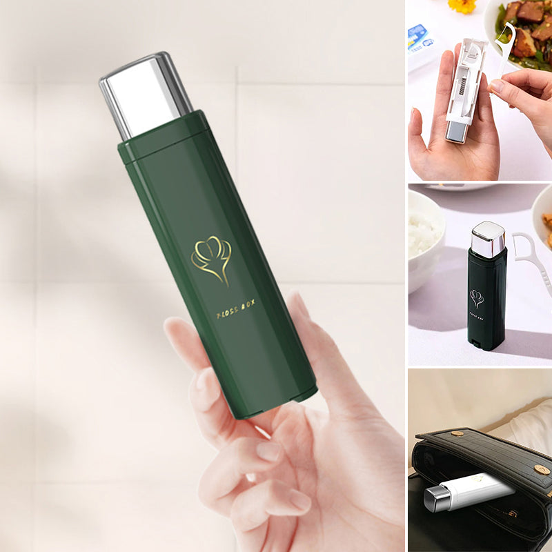 Bärbar Tanntråddispenser | Enkel, Hygienevennlig Förvaring