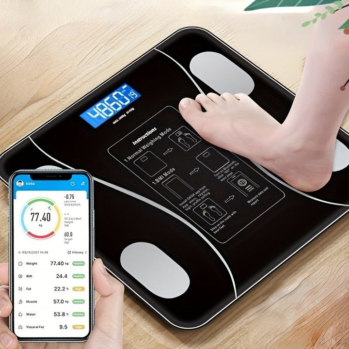Unisex Smart Vikt med Kroppsanalyse för Noggrann Helseoversikt