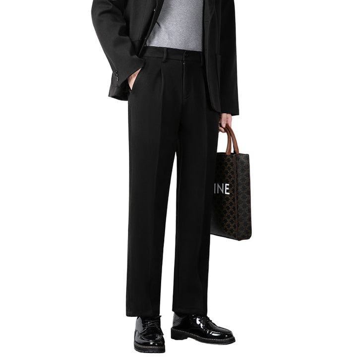 Herr Slim Fit Minimalistiska Byxor