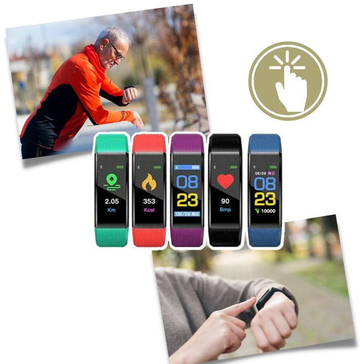 Smartklokke för Eldre - Enkel Betjening - Helse- och Treningssporing