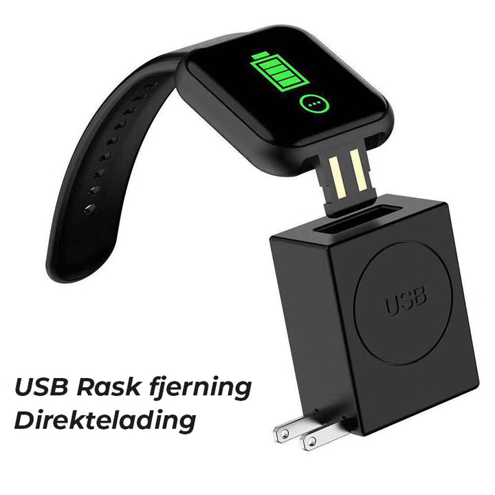 Smartklokke med Pulsmåler – Multifunksjon IP67 Vattentät