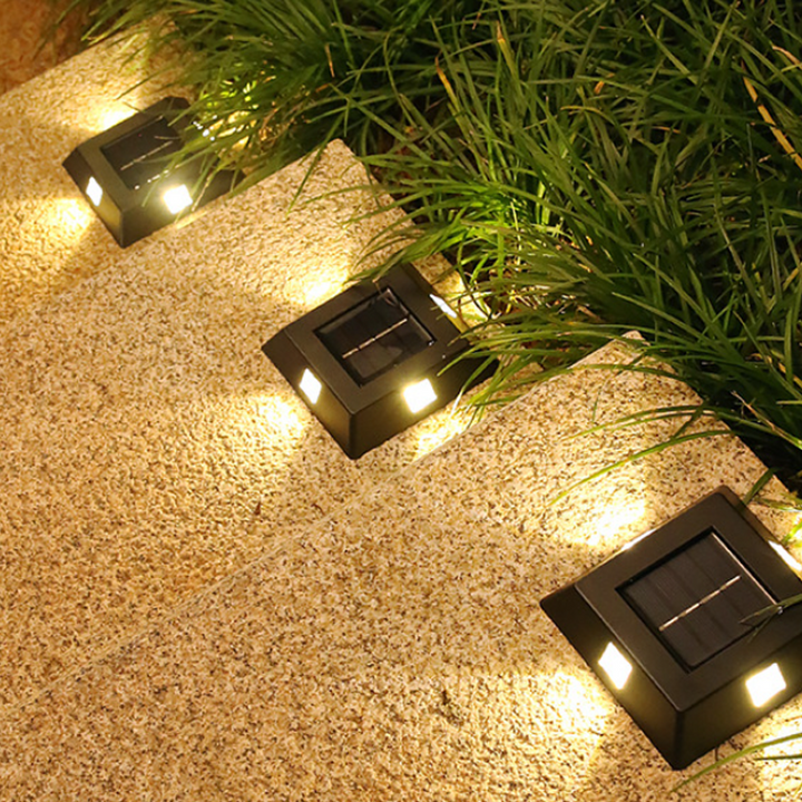 Solcelle Veggmontert Lampa - IP65 Vattentät LED Ljus