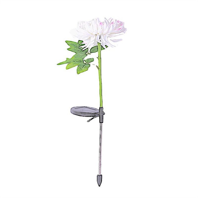 Solcelledrevet Krysantemum LED Hagelys