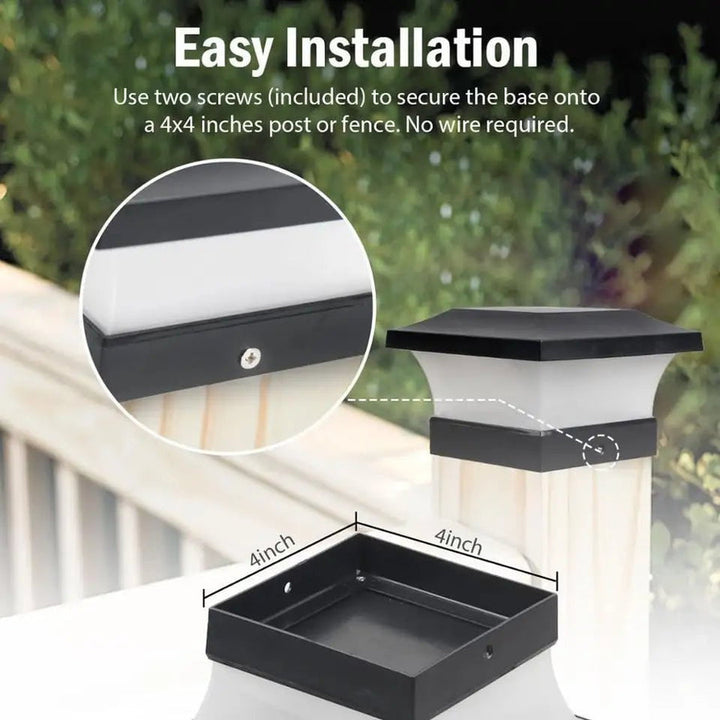Solcelledrevet utomhus LED-lampa | IP65