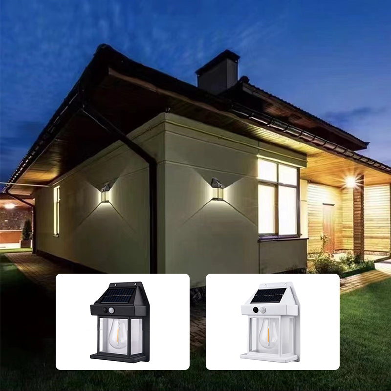 Solar Vägglampa Utomhus - Solcelledrevet LED | Smart Sensor