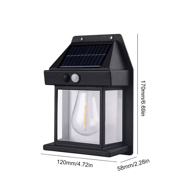 Solar Vägglampa Utomhus - Solcelledrevet LED | Smart Sensor