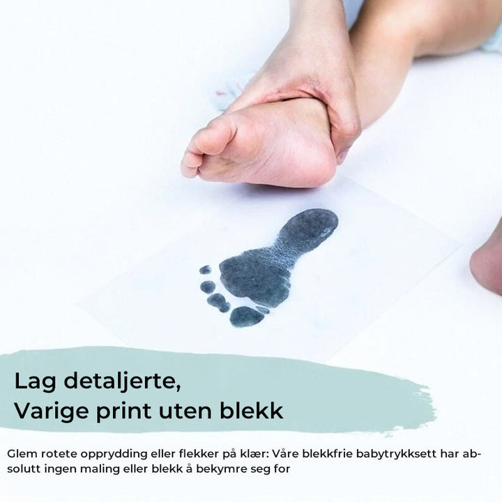 Söle-fritt Baby Avtrycksett - Minnebevaring Utan Söl