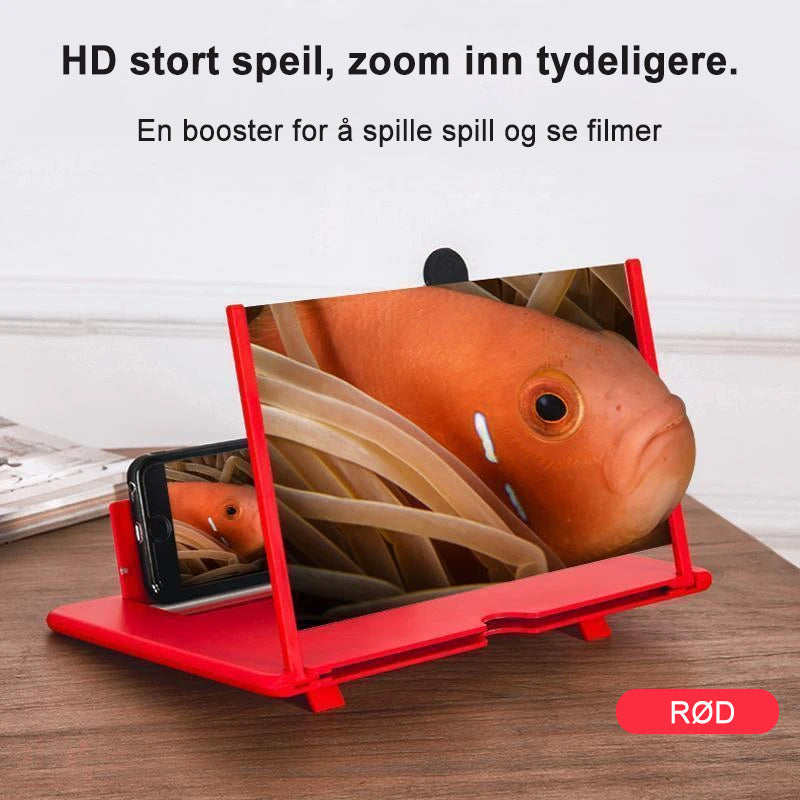 3D Telefonskjermforsterker - Forstörret Visning | Telefontilbehör