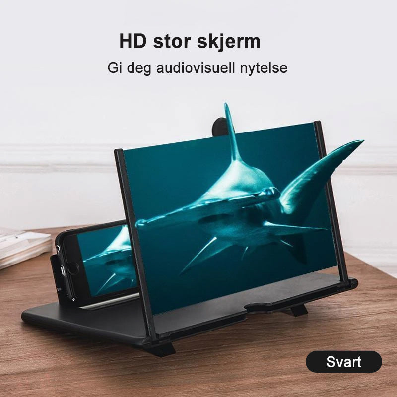 3D Telefonskjermforsterker - Forstörret Visning | Telefontilbehör