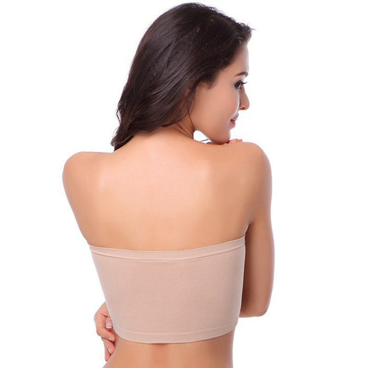 Sömlös Stöttende Bandeau-BH - Bekväm &amp; Elastisk