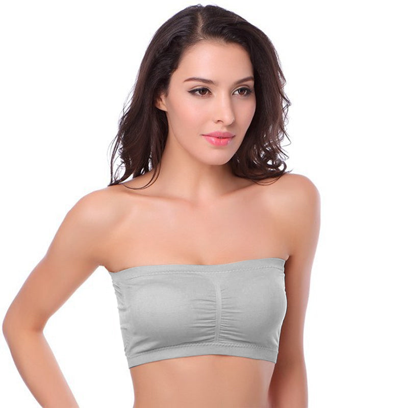 Sömlös Stöttende Bandeau-BH - Bekväm &amp; Elastisk