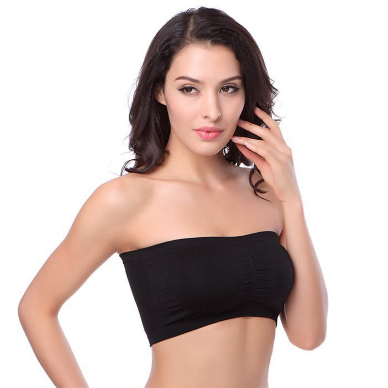 Sömlös Stöttende Bandeau-BH - Bekväm &amp; Elastisk