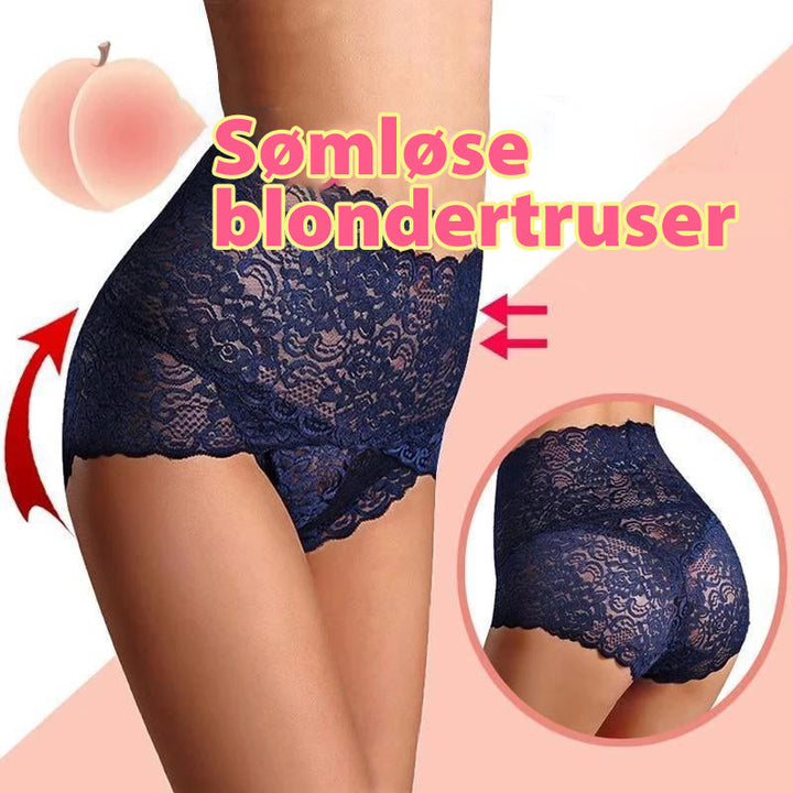 Sömlöse blondetruser - Komfort | Stöd | Blomdesign