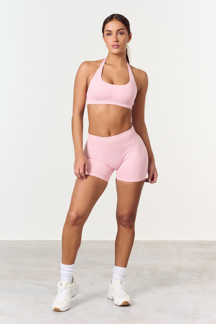 Shorts - Sömlöse Treningsshorts med Scrunch