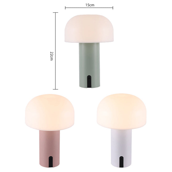 Sopp Bordslampa | Trådlös | Europeisk Design | Dimbar