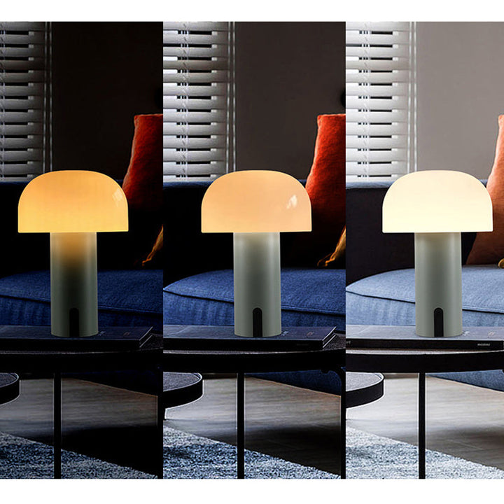 Sopp Bordslampa | Trådlös | Europeisk Design | Dimbar
