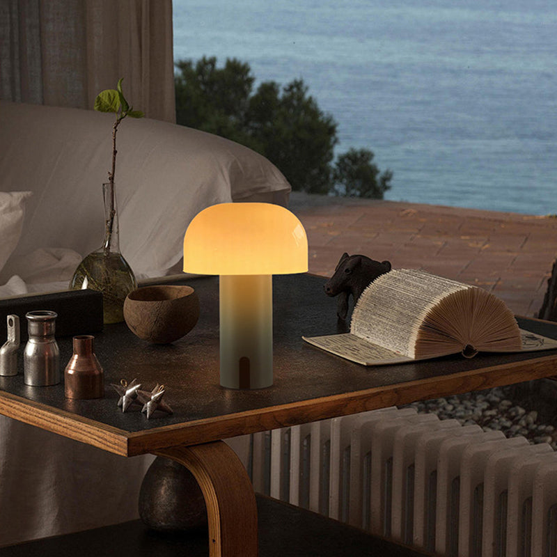 Sopp Bordslampa | Trådlös | Europeisk Design | Dimbar