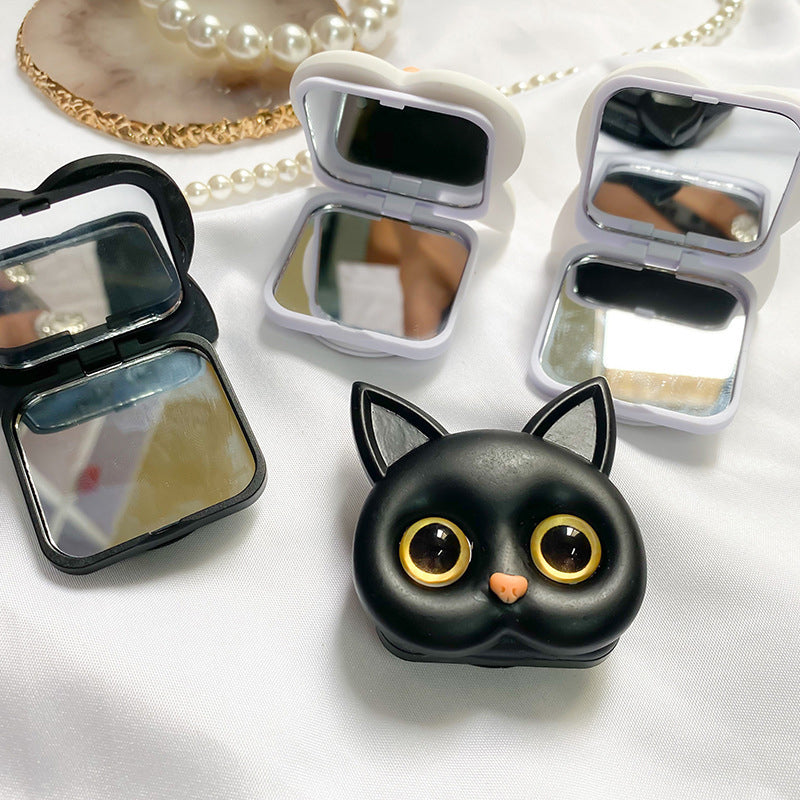 Söt 3D Cat-telefonholder - Minispeil och Håller