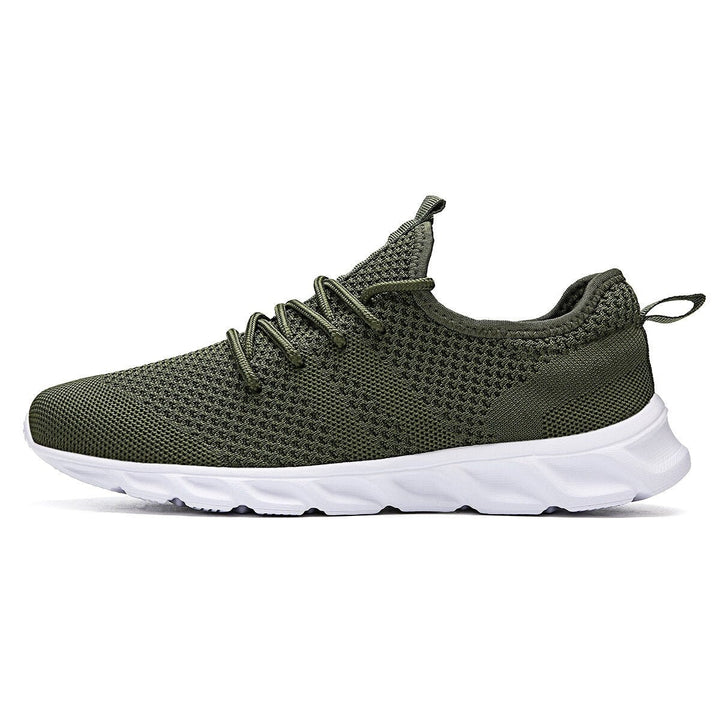 Sportig Sneakers för Män med Andningsbar Air Mesh